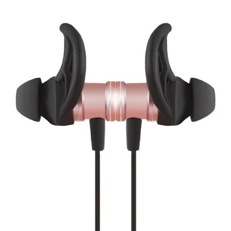 Casti Bluetooth iUni CB07 Cu Magnet, Rose Gold